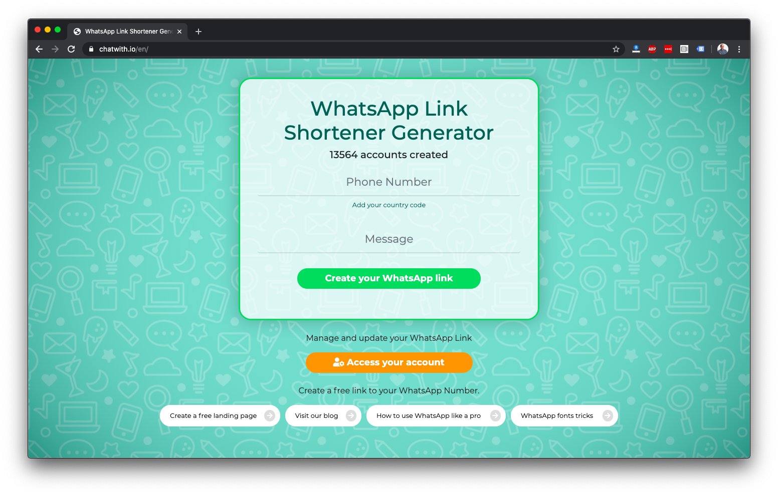 Create A Link To Whatsapp Whatsapp Link