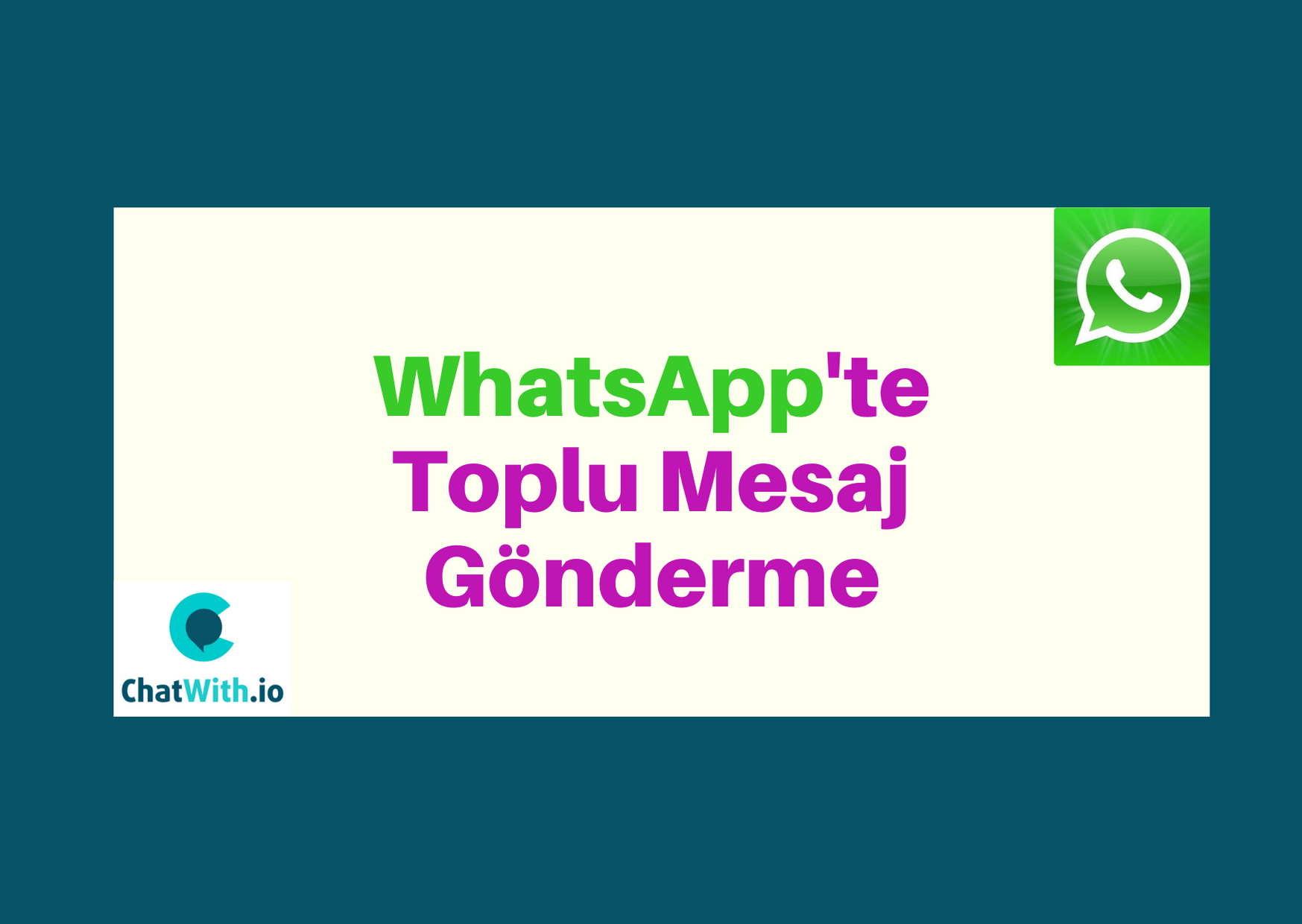 whatsapp toplu mesaj