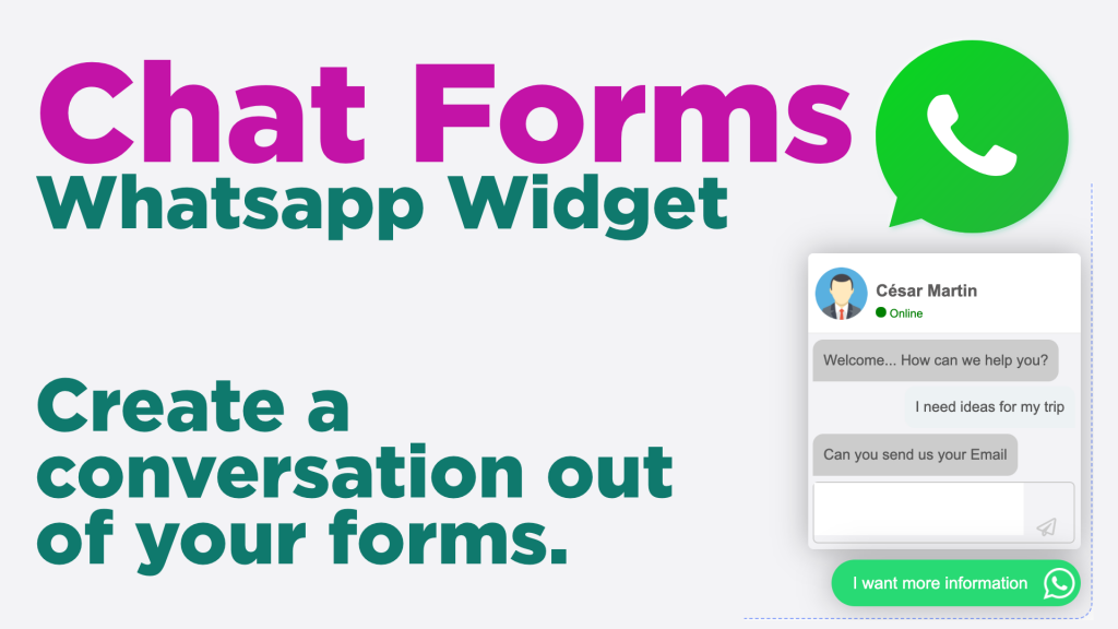 Chat Forms for WhatsApp Widget – WhatsApp Link