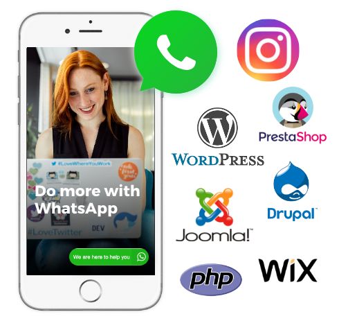whatsapp widget for your sales team
